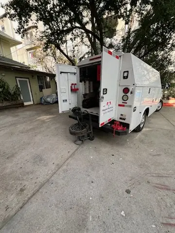 Magnet Plumbing service vehicle on-site for Water Heater Repair in Jasmine Estates